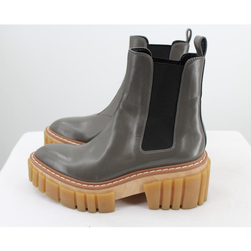 Stella Mccartney Emilie Platform Ankle Chelsea EU 40.5 US 10.5 Gray